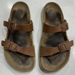 Birkenstock Sierra Oiled Ginger Brown Sandals Size: 40